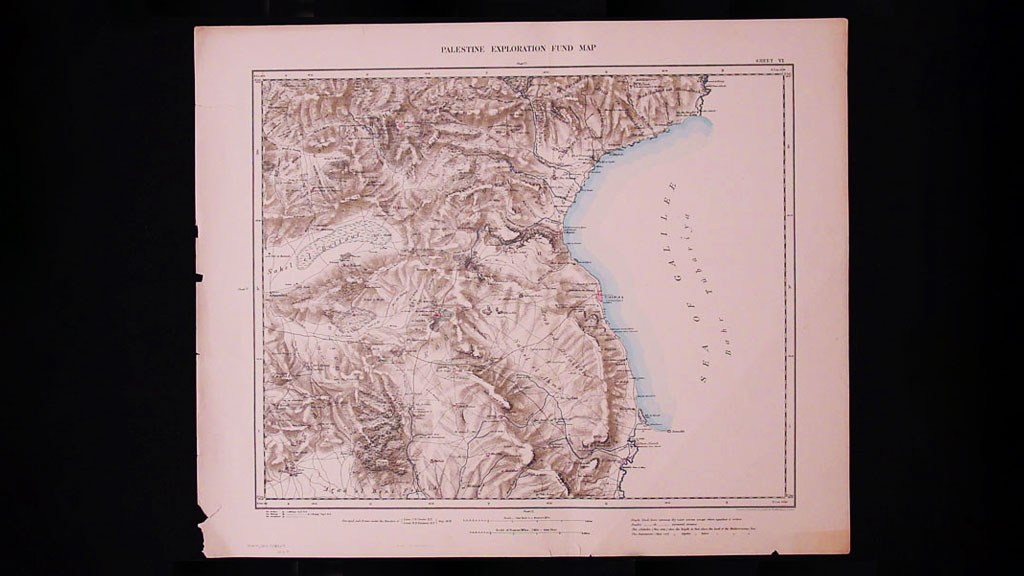 Palestine Exploration Fund Map - Sheet VI