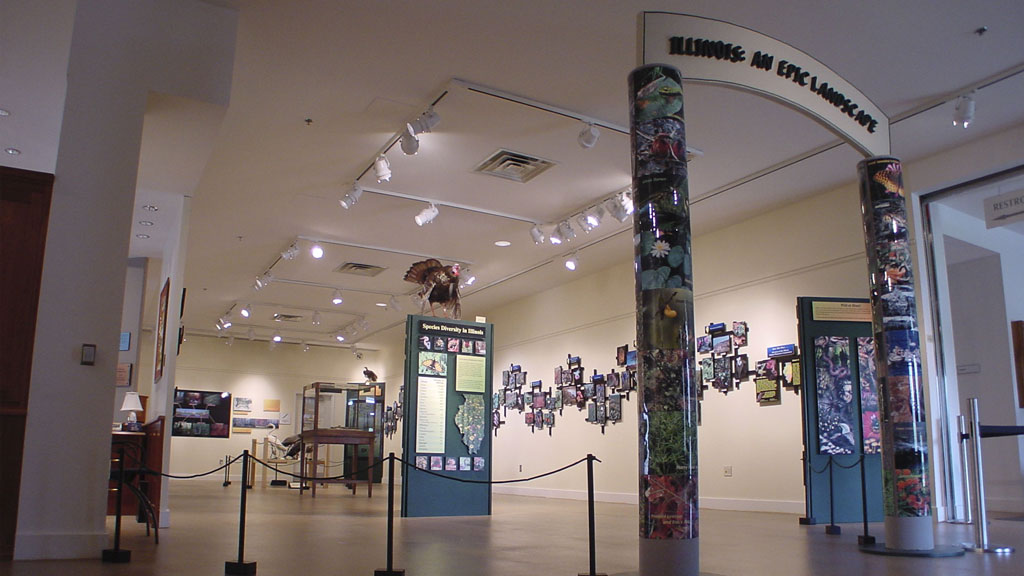 A photo of the Illinois exhibit