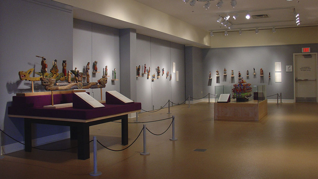 A photo of the Korean Funerary exhibit