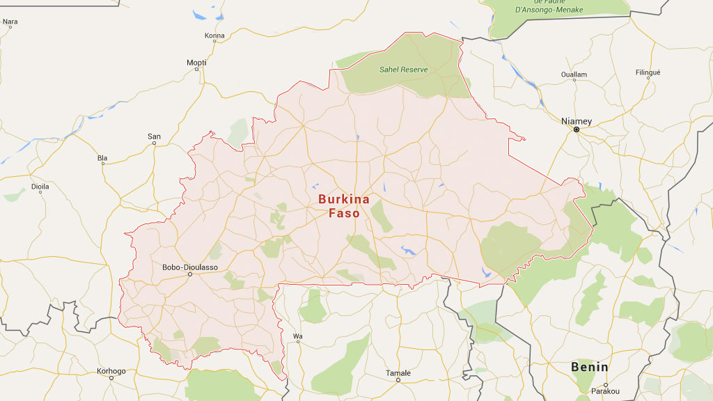 Map of Burkina Faso