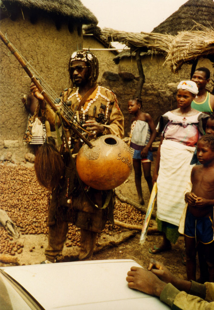 a musician playing an instrument