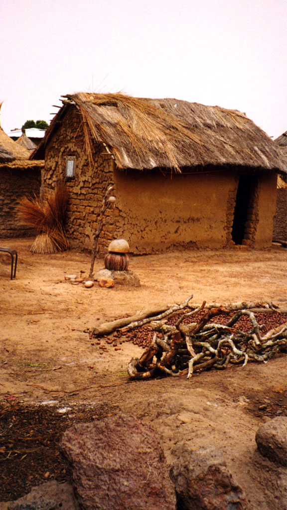 a pot on the ground