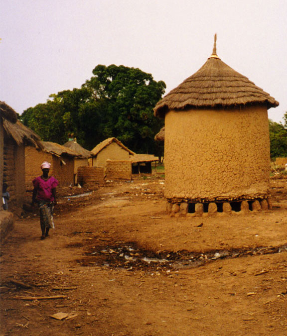 one raised granary